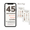 Instagram Minimalist Highlights: Elegant, Downloadable & Instant Access