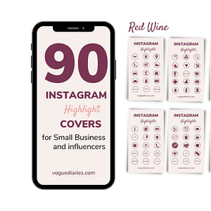 instagram highlight red wine