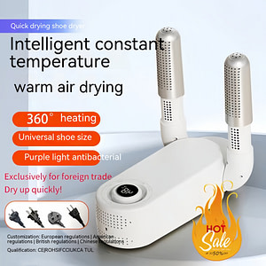 Electric Shoe Dryer with Heated Timer - Eliminates Odor & Dries Quickly