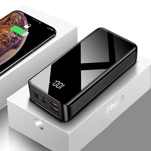 30000mAh Portable Charger Power Bank - High Capacity External Battery - Fast Charging