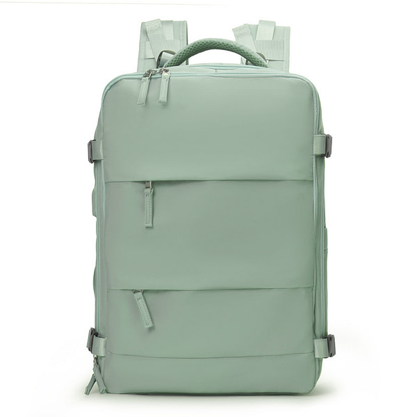 Travel Backpack Lightweight, Multi-function Cabin Bag, Large Capacity Nylon Waterproof Outdoor Dry Wet Separation Fit 14-Inch Laptop with USB Charging Port - Image 8