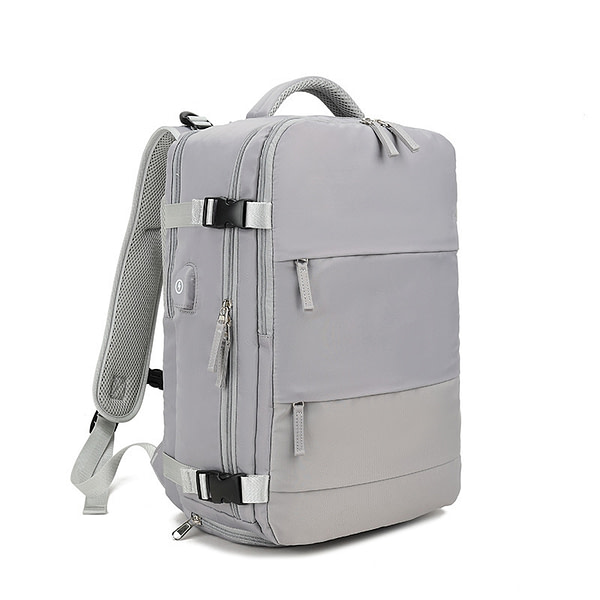 Travel Backpack Lightweight, Multi-function Cabin Bag, Large Capacity Nylon Waterproof Outdoor Dry Wet Separation Fit 14-Inch Laptop with USB Charging Port - Image 3