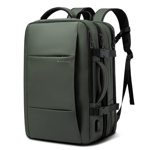Foldable Large Capacity Business Backpack Men's Travel Bag Waterproof Backpack - Image 4